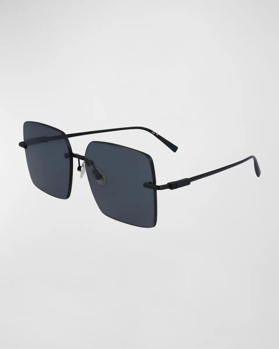 Ferragamo Prisma Metal Square Sunglasses | Thumbnail 3 Ferragamo Prisma Metal Square Sunglasses | Thumbnail 3