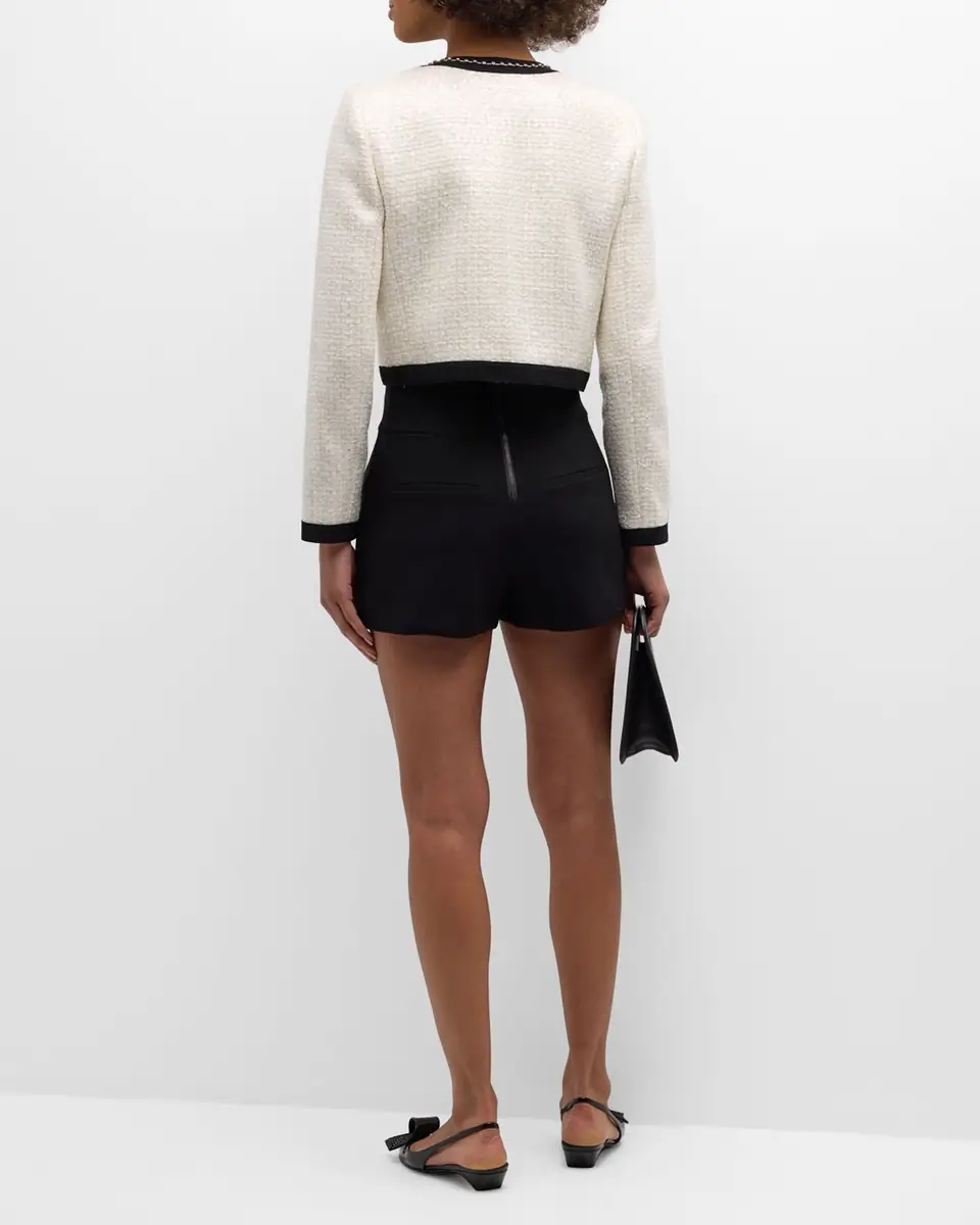 Alice + Olivia Donald High-Waist Shorts | Thumbnail 4 Alice + Olivia Donald High-Waist Shorts | Thumbnail 4