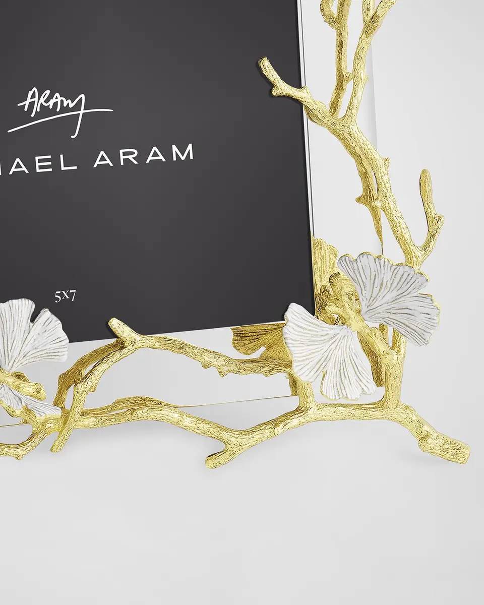 Michael Aram Butterfly Ginkgo White and Gold Frame | Thumbnail 6 Michael Aram Butterfly Ginkgo White and Gold Frame | Thumbnail 6