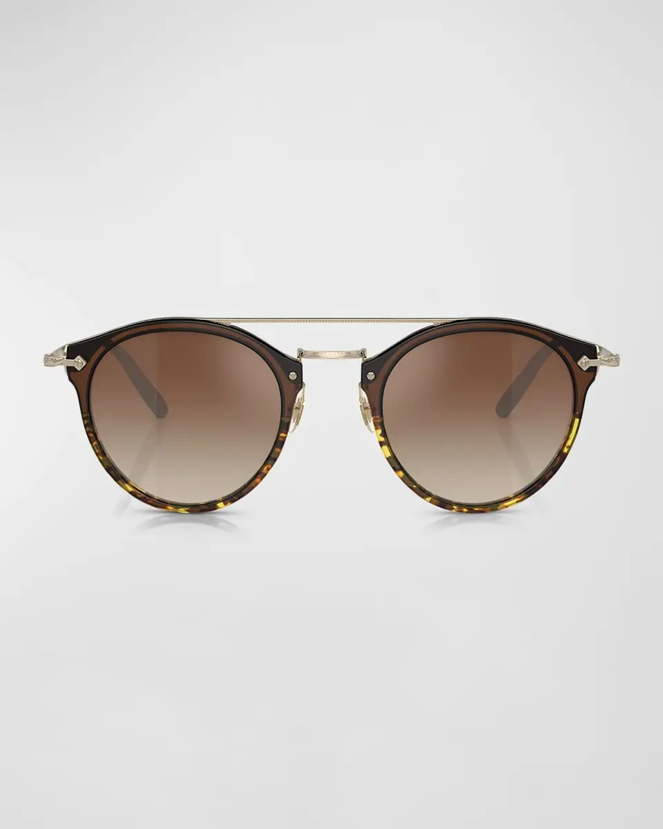 Oliver Peoples Remick Filigree Acetate & Metal Aviator Sunglasses | Thumbnail 3 Oliver Peoples Remick Filigree Acetate & Metal Aviator Sunglasses | Thumbnail 3