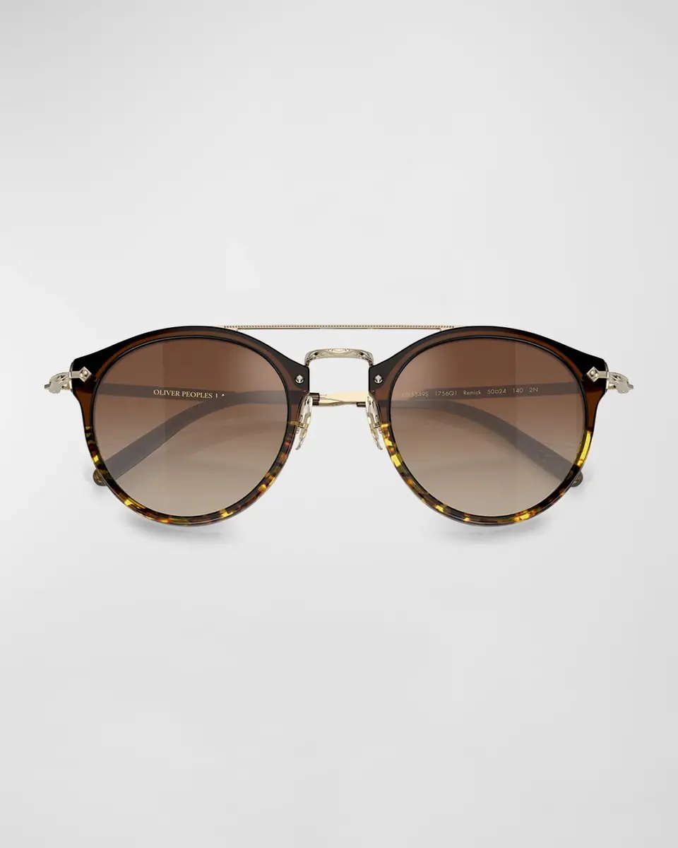 Oliver Peoples Remick Filigree Acetate & Metal Aviator Sunglasses | Thumbnail 4 Oliver Peoples Remick Filigree Acetate & Metal Aviator Sunglasses | Thumbnail 4