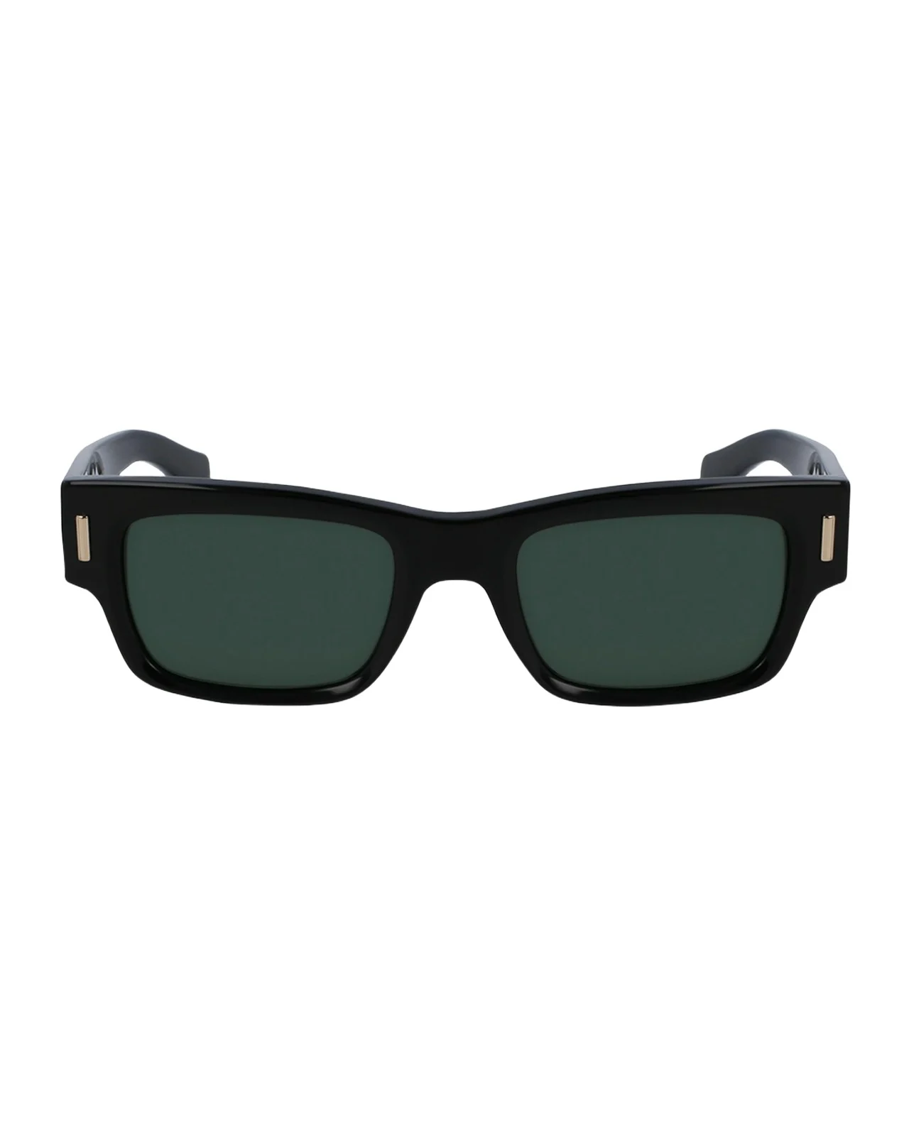 Ferragamo Men's Rivets Acetate Rectangle Sunglasses, 53mm