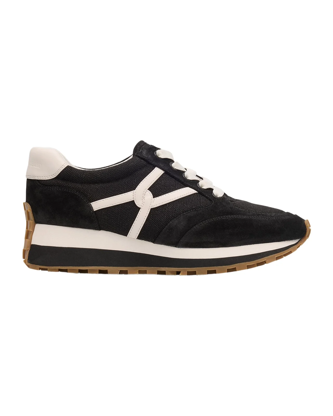 Veronica Beard Valentina Mixed Leather Retro Sneakers