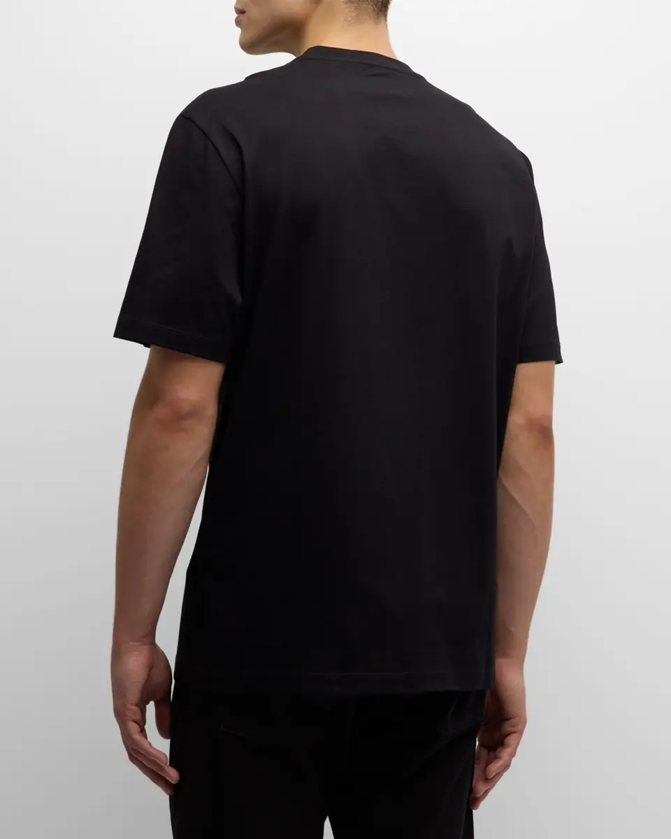Versace Men's Medusa Embroidered T-Shirt | Thumbnail 3