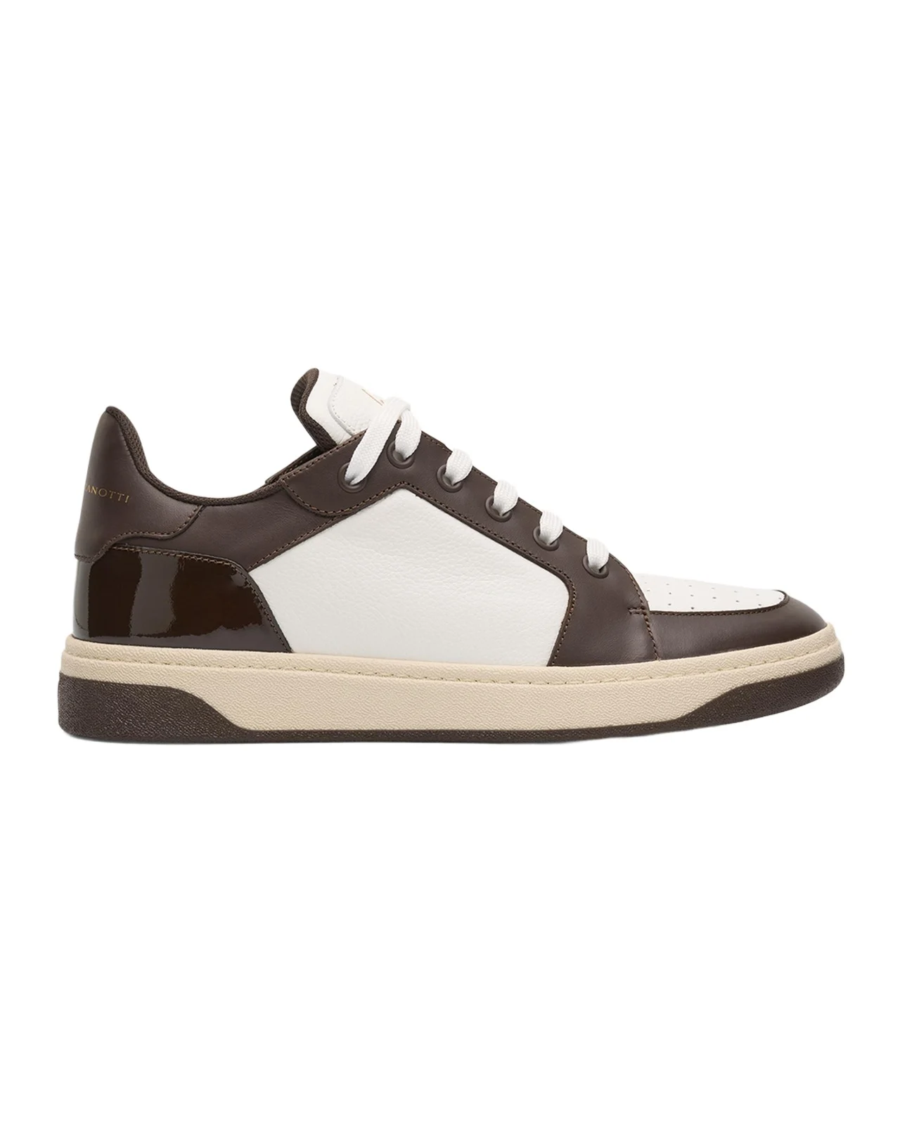 Men's Gz94 Bicolor Leather High-Top Sneakers Men's Gz94 Bicolor Leather High-Top Sneakers