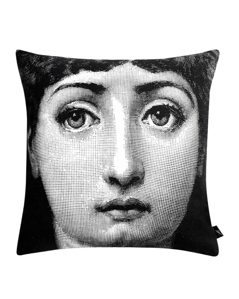 FORNASETTI Tema e Variazioni n.1 Cushion, 15" Square | Image 1 FORNASETTI Tema e Variazioni n.1 Cushion, 15" Square | Image 1