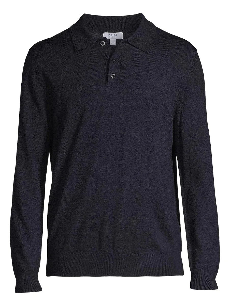 Reiss Men's Trafford Polo Sweater