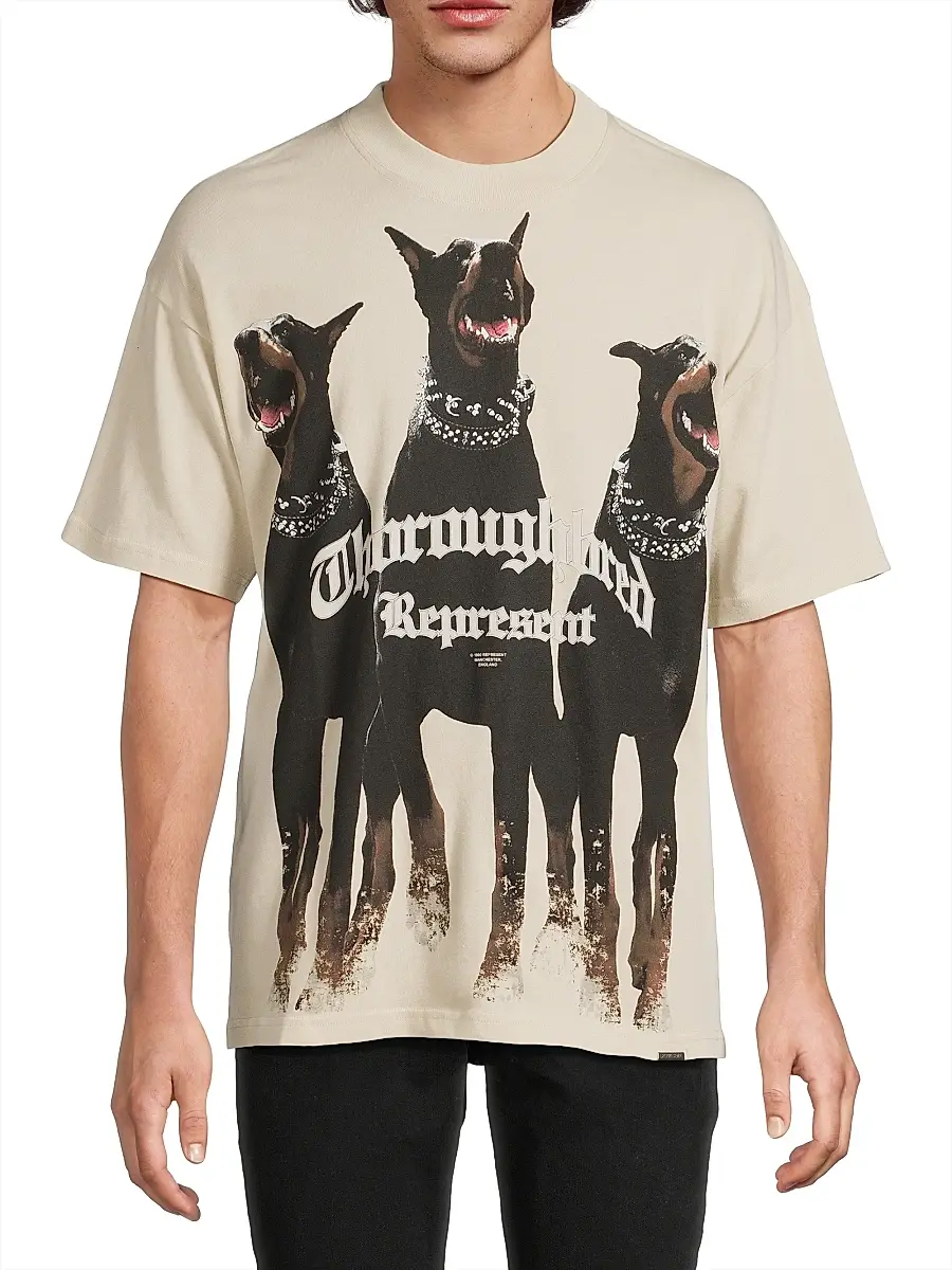 Represent Men's Thoroughbred Logo T-Shirt | Thumbnail 3 Represent Men's Thoroughbred Logo T-Shirt | Thumbnail 3