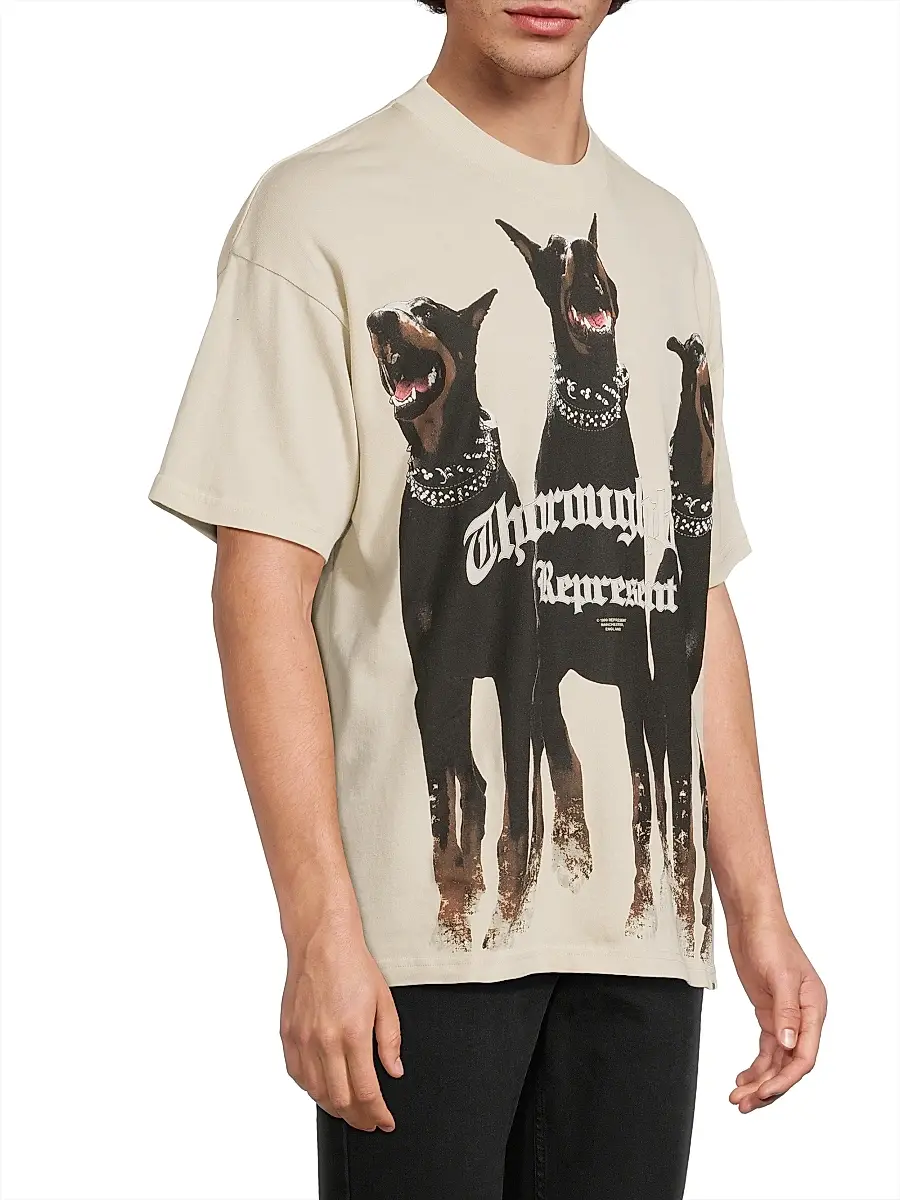 Represent Men's Thoroughbred Logo T-Shirt | Thumbnail 4 Represent Men's Thoroughbred Logo T-Shirt | Thumbnail 4