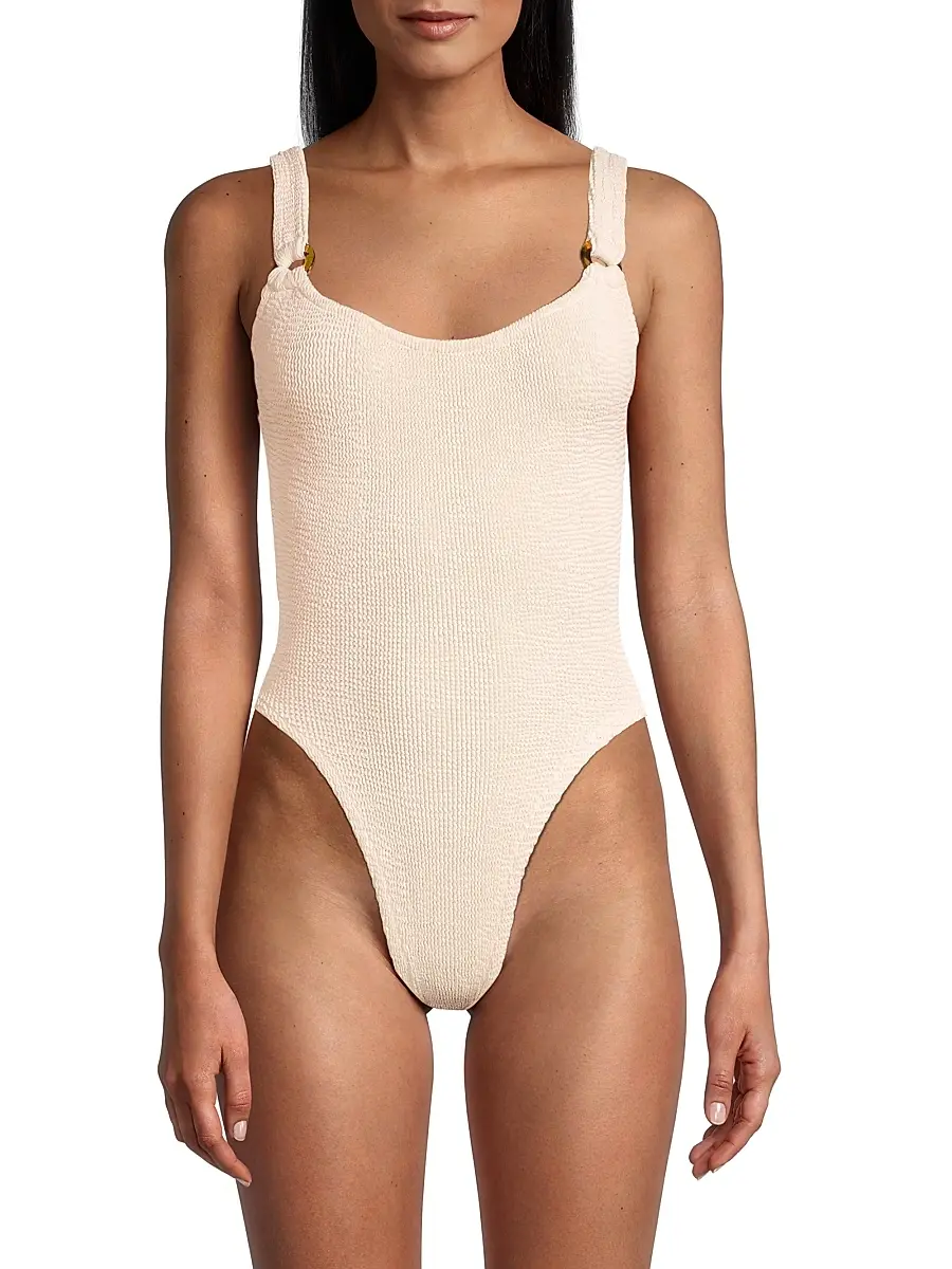 Hunza G Women's Domino One-Piece Swimsuit | Thumbnail 3 Hunza G Women's Domino One-Piece Swimsuit | Thumbnail 3