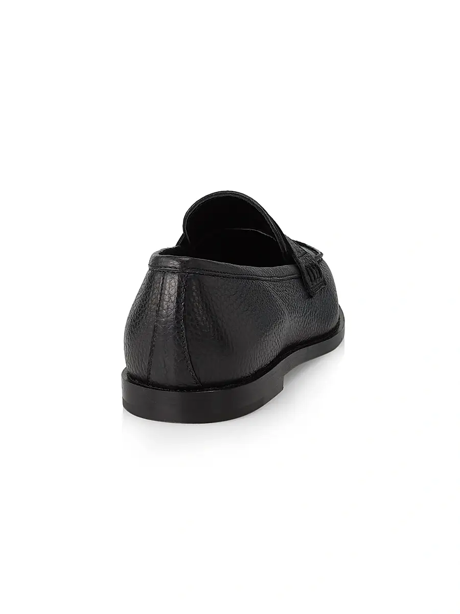 Manolo Blahnik Women's Perrita Leather Loafers | Thumbnail 3