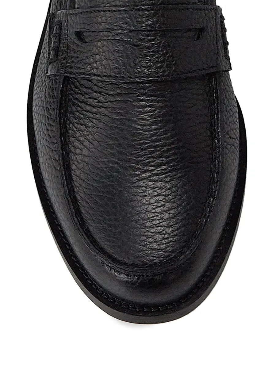 Manolo Blahnik Women's Perrita Leather Loafers | Thumbnail 4