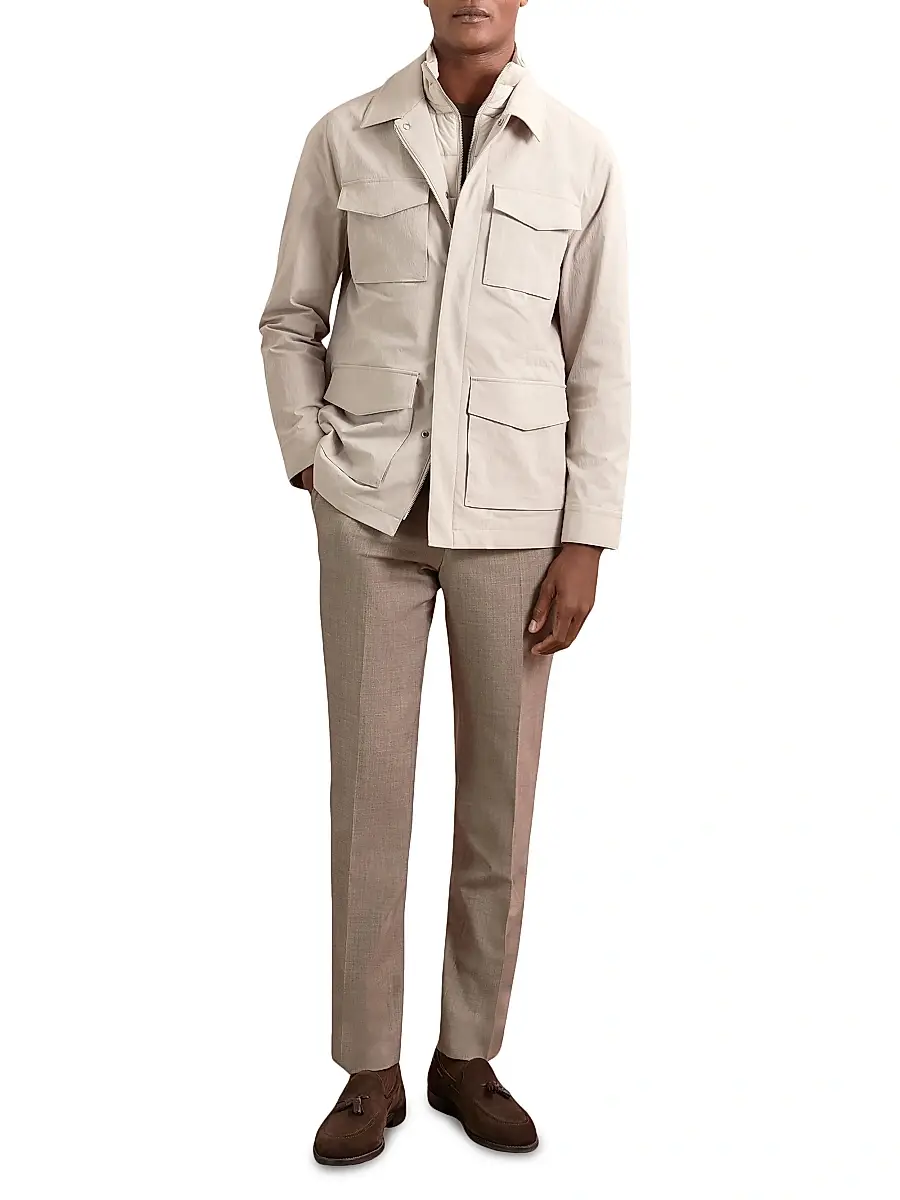 Reiss Men's Bryson Safari Jacket | Thumbnail 2 Reiss Men's Bryson Safari Jacket | Thumbnail 2