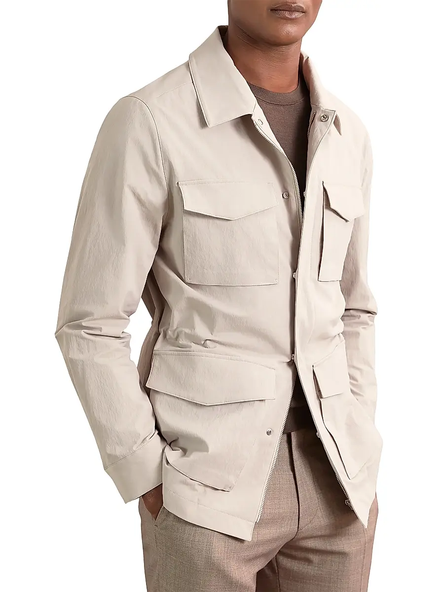 Reiss Men's Bryson Safari Jacket | Thumbnail 3 Reiss Men's Bryson Safari Jacket | Thumbnail 3