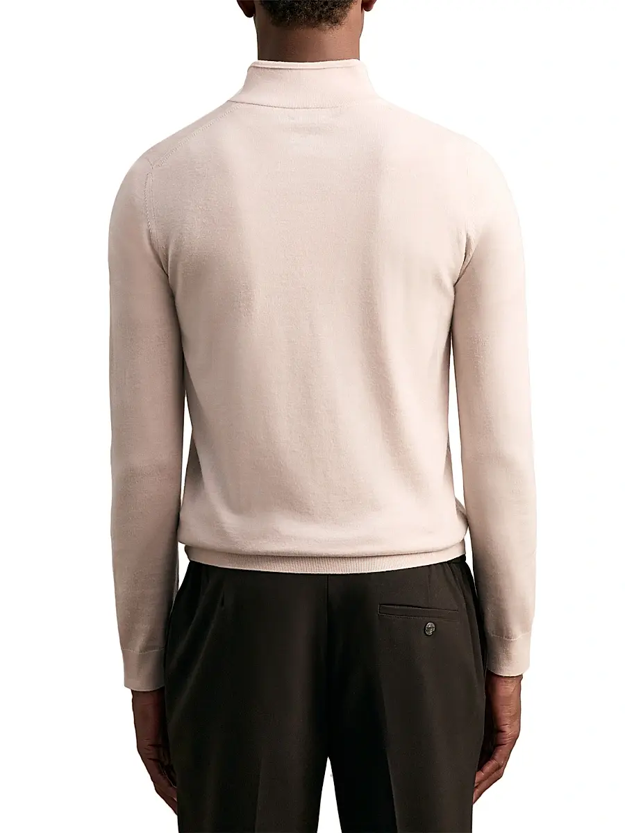 Reiss Men's Blackhall Quarter-Zip Wool Sweater | Thumbnail 4 Reiss Men's Blackhall Quarter-Zip Wool Sweater | Thumbnail 4