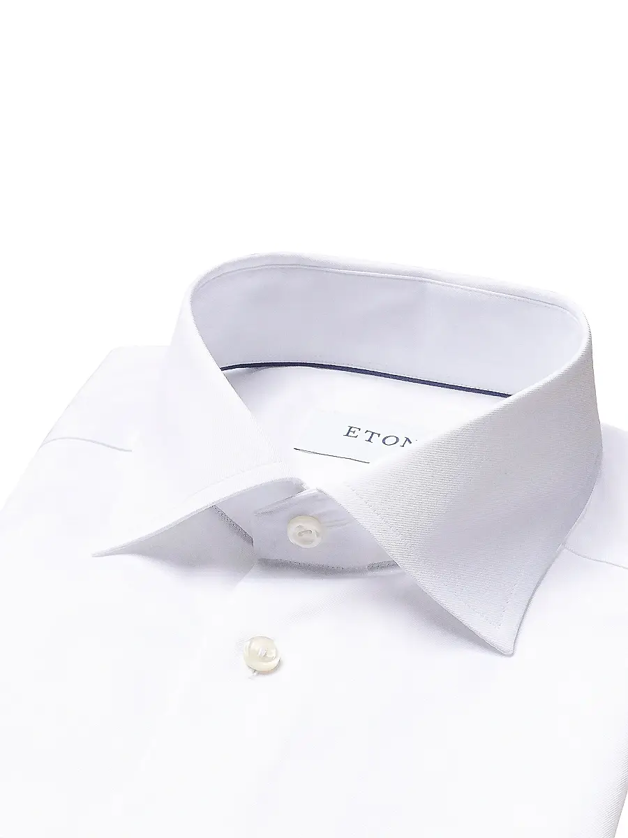 Eton Men's Cotton-Twill Slim-Fit Dress Shirt | Thumbnail 2