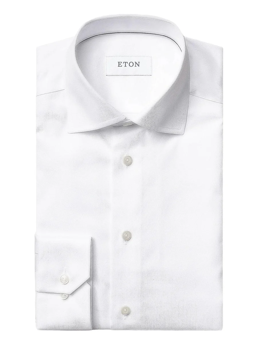 Men's Cotton-Twill Slim-Fit Dress Shirt Men's Cotton-Twill Slim-Fit Dress Shirt