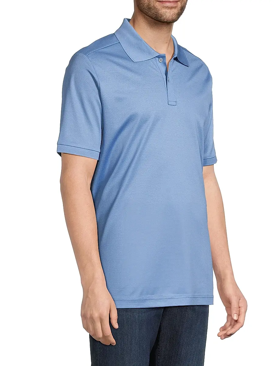 Eton Men's Cotton Piqué Polo Shirt | Thumbnail 4 Eton Men's Cotton Piqué Polo Shirt | Thumbnail 4