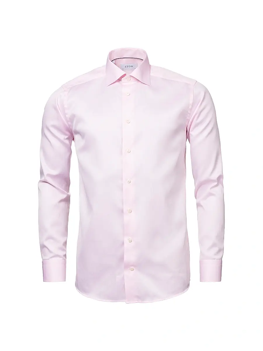 Eton Men's Slim-Fit Twill Dress Shirt | Thumbnail 2 Eton Men's Slim-Fit Twill Dress Shirt | Thumbnail 2