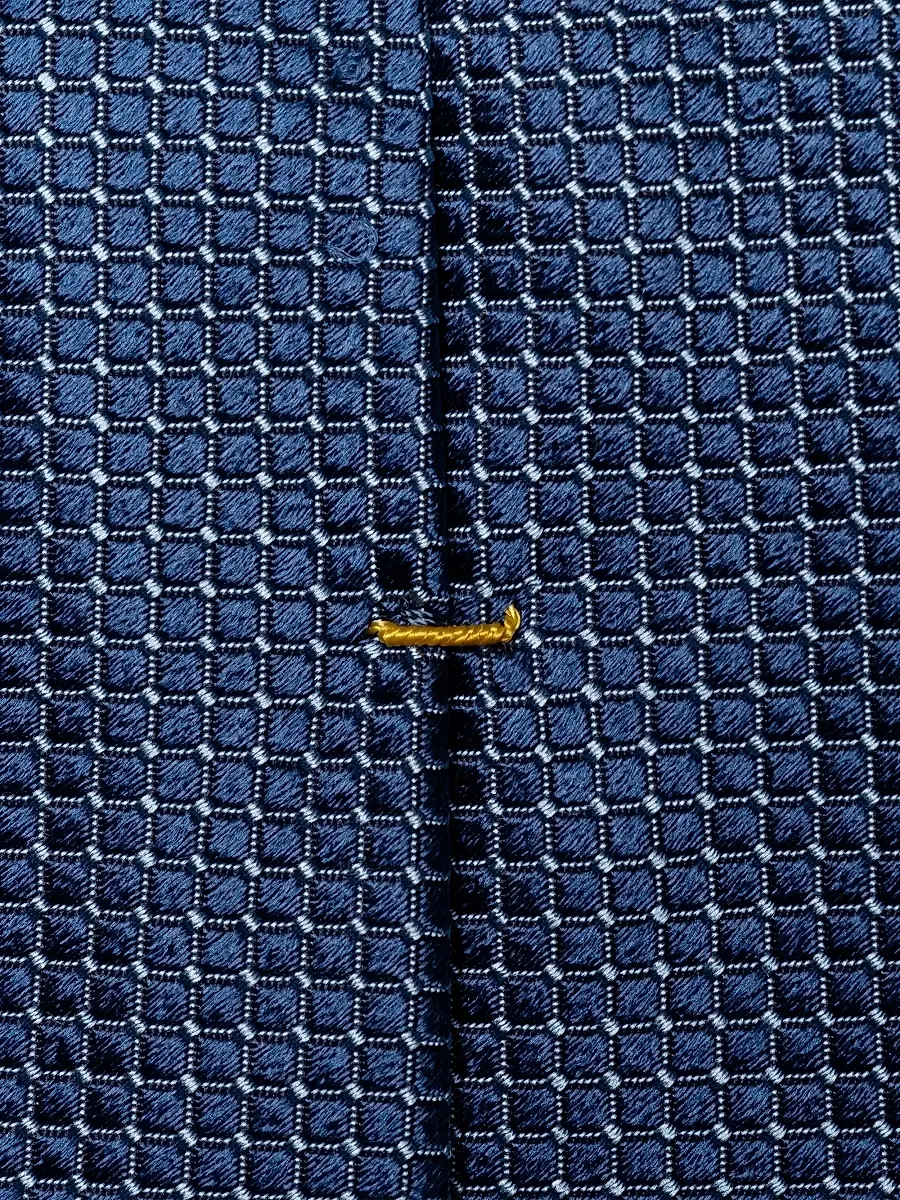 Eton Men's Geometric Satin Silk Tie | Thumbnail 4