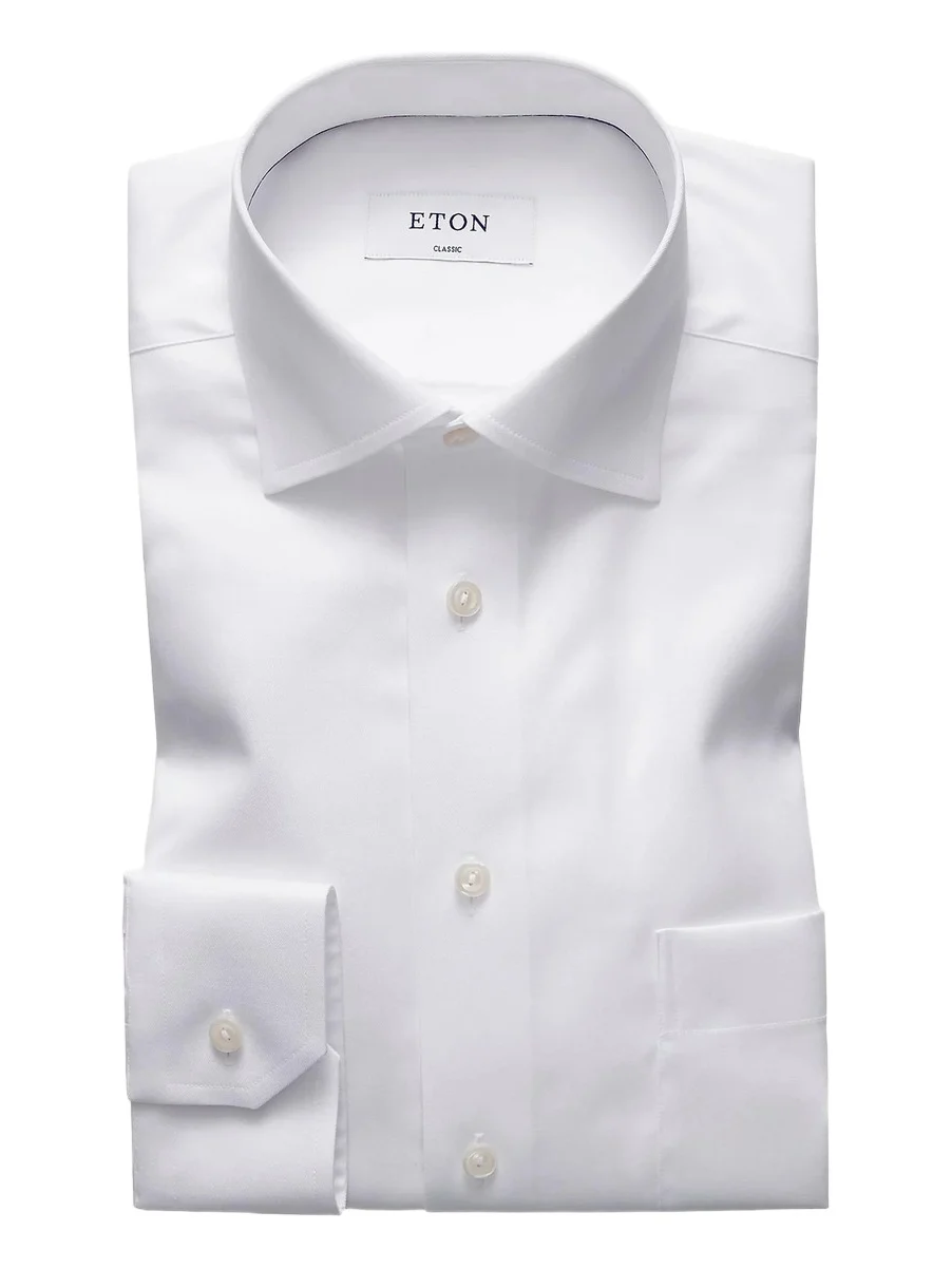 Men's Classic-Fit Cotton Twill Shirt