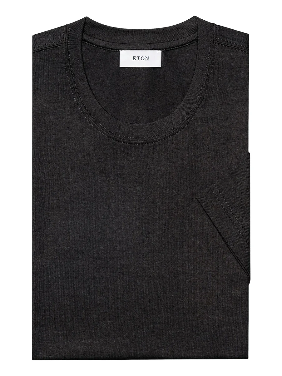 Men's Cotton-Silk Crewneck T-Shirt Men's Cotton-Silk Crewneck T-Shirt