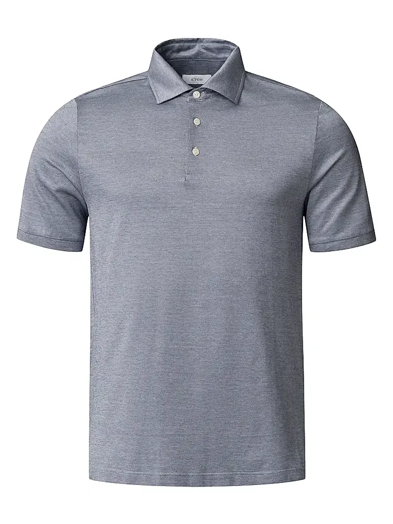 Men's Jaquard Filo Di Scozia Polo Shirt Men's Jaquard Filo Di Scozia Polo Shirt