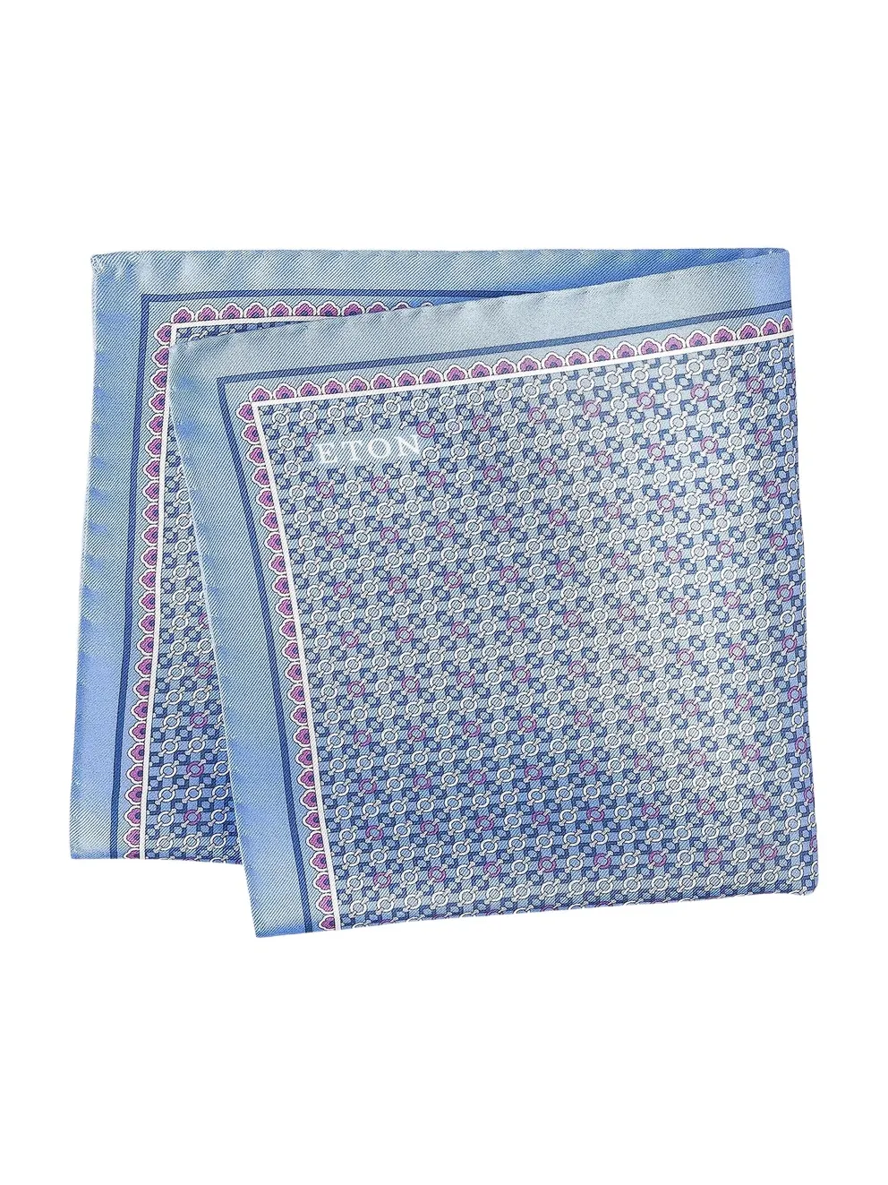 Men's Micro-Geometric Print Silk Pocket Square Men's Micro-Geometric Print Silk Pocket Square