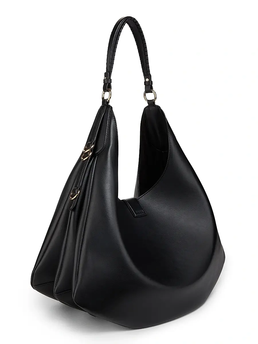 Ganni Women's Large Kat Leather Hobo Bag | Thumbnail 3 Ganni Women's Large Kat Leather Hobo Bag | Thumbnail 3