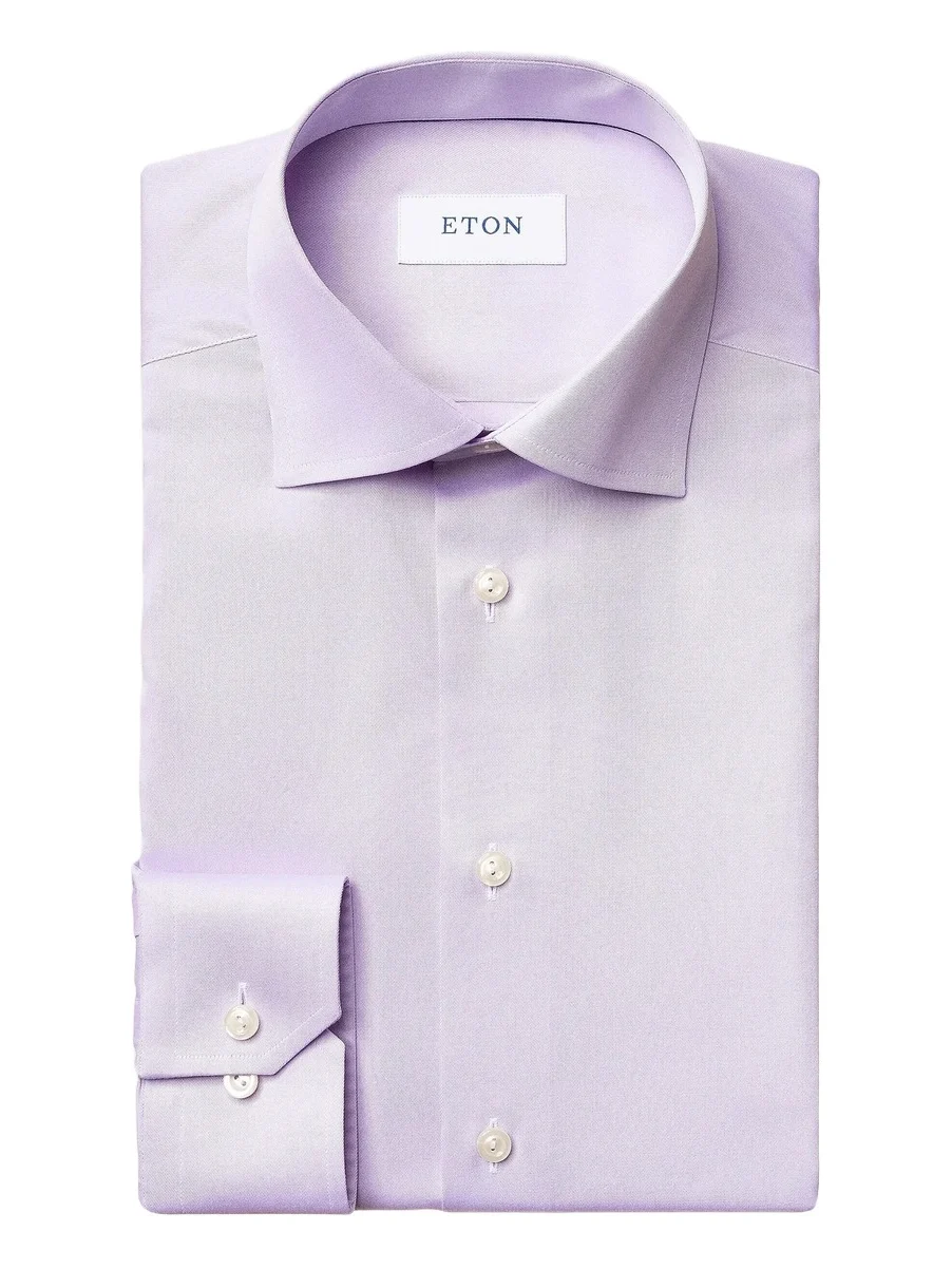 Men's Contemporary-Fit Twill Dress Shirt Men's Contemporary-Fit Twill Dress Shirt