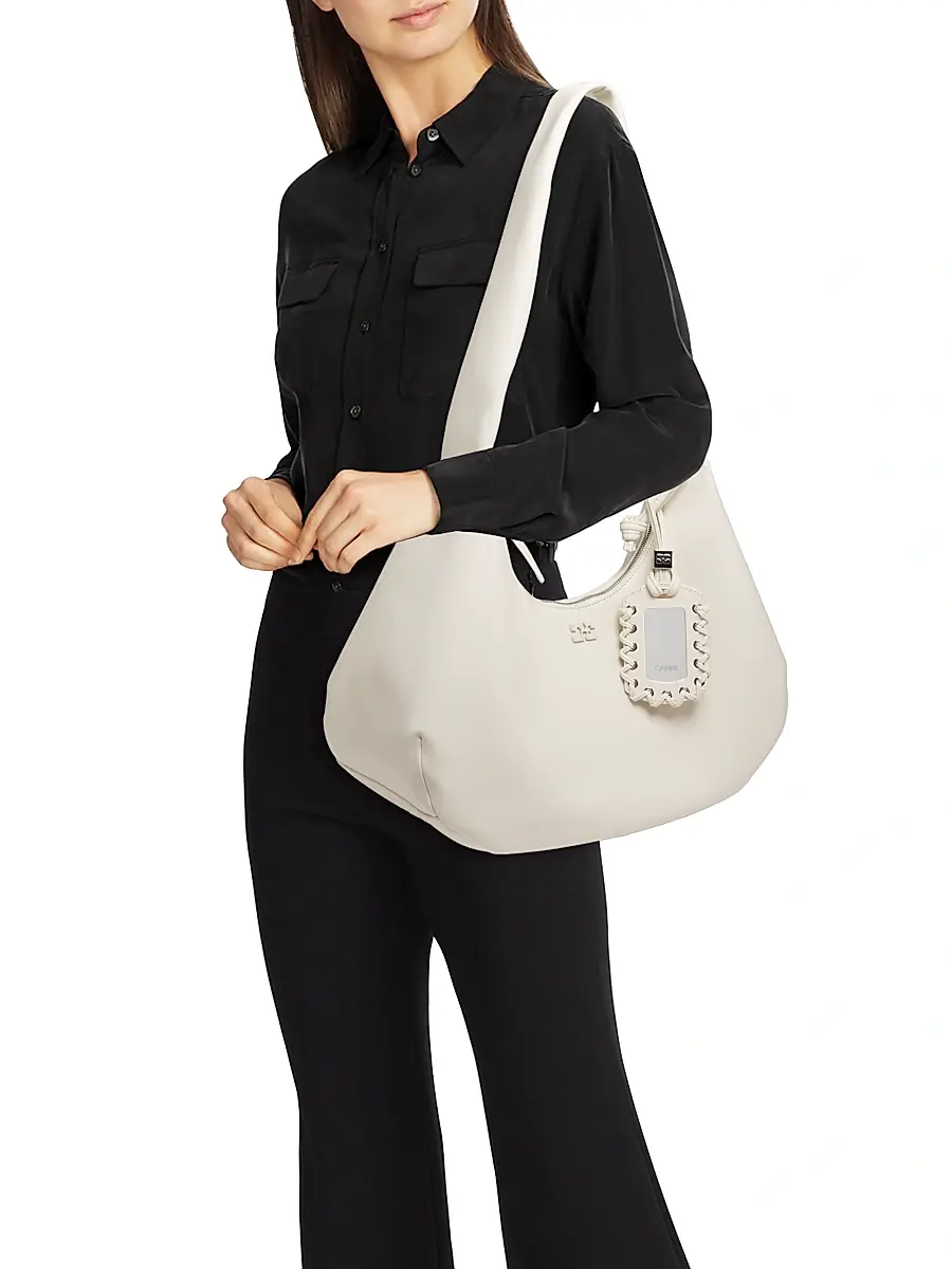 Ganni Women's Bou Medium Hobo Bag | Thumbnail 2