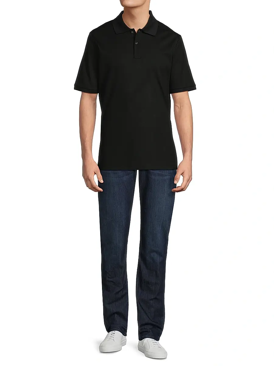 Eton Men's Cotton Piqué Polo Shirt | Thumbnail 2 Eton Men's Cotton Piqué Polo Shirt | Thumbnail 2