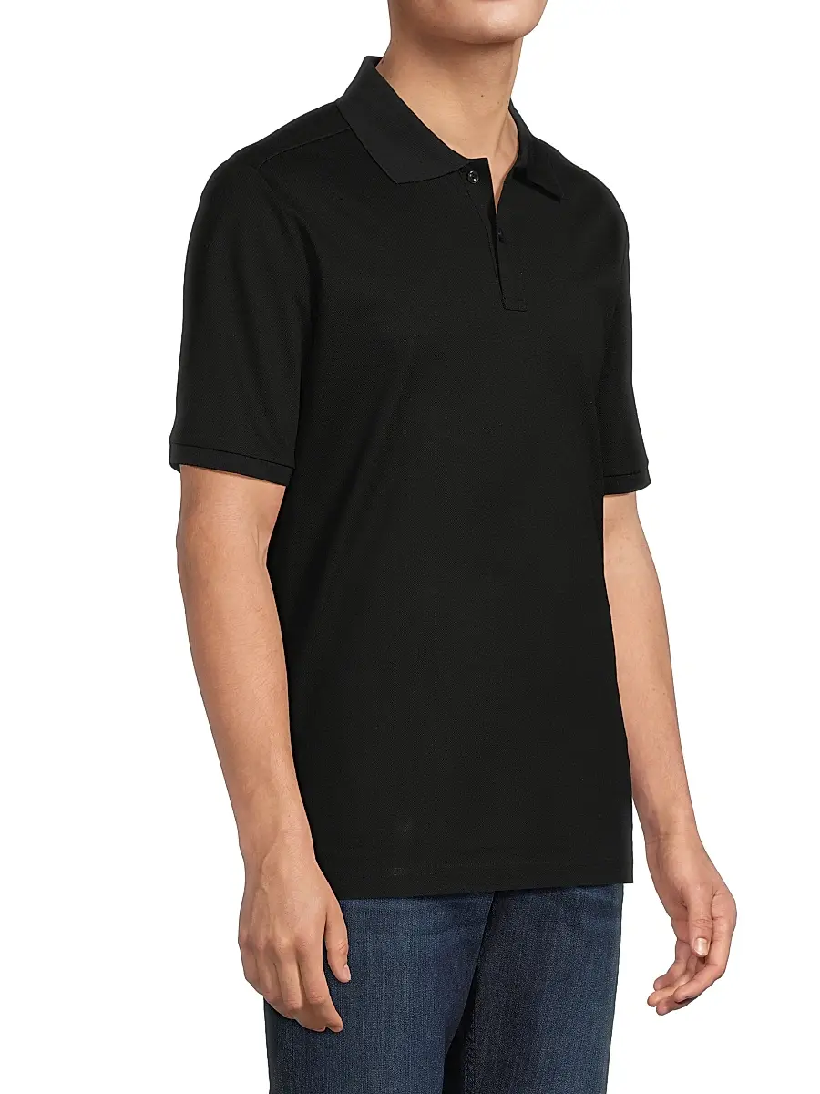 Eton Men's Cotton Piqué Polo Shirt | Thumbnail 4 Eton Men's Cotton Piqué Polo Shirt | Thumbnail 4