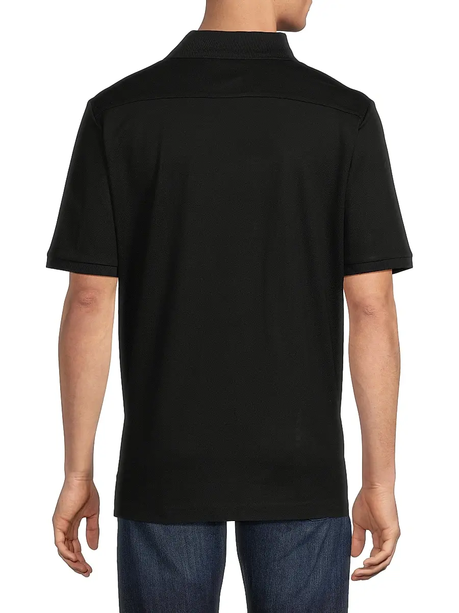 Eton Men's Cotton Piqué Polo Shirt | Thumbnail 5 Eton Men's Cotton Piqué Polo Shirt | Thumbnail 5