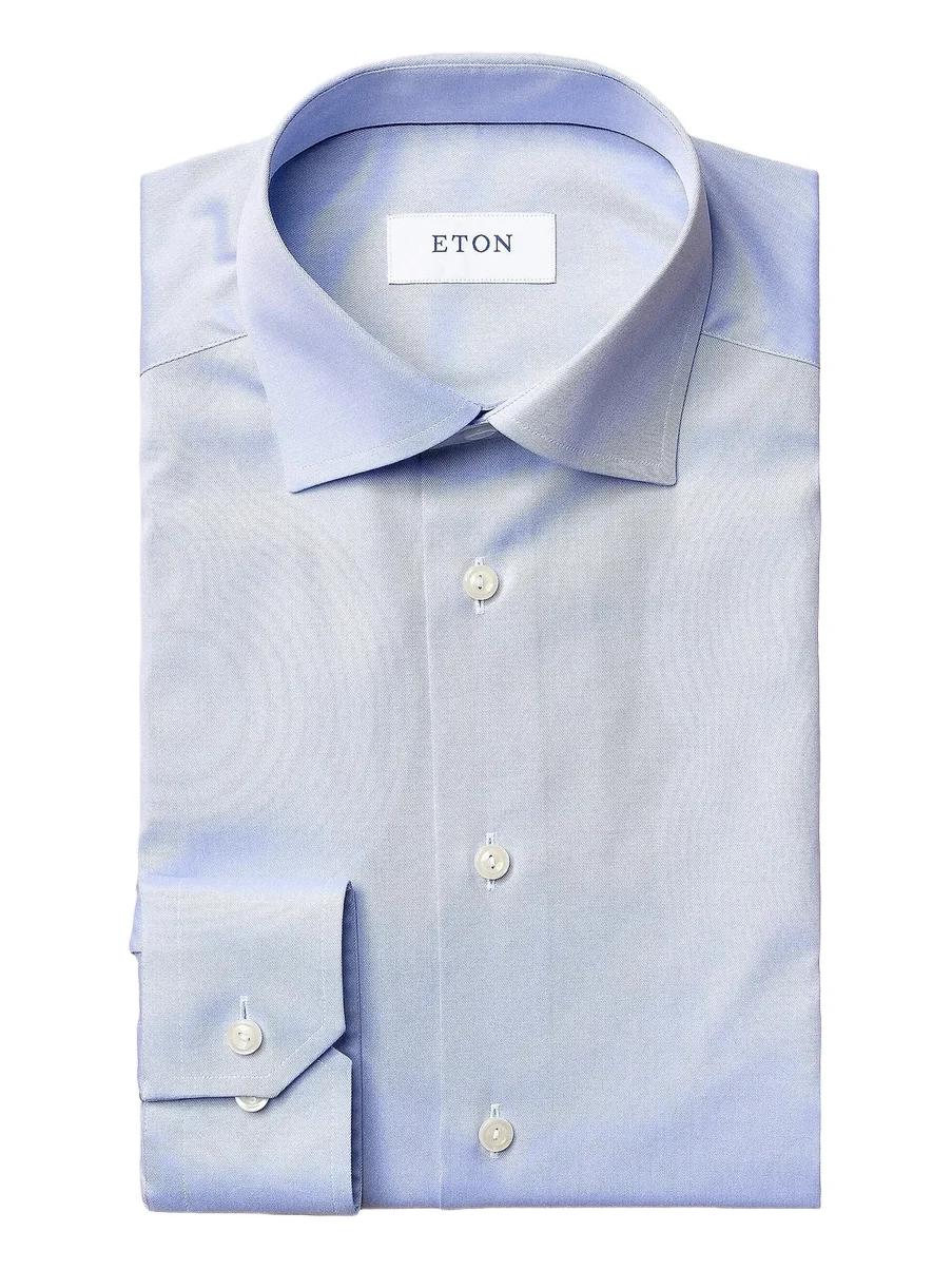 Men's Cotton-Twill Contemporary-Fit Dress Shirt Men's Cotton-Twill Contemporary-Fit Dress Shirt