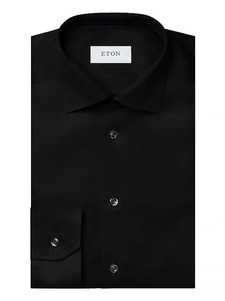 Men's Cotton-Twill Contemporary-Fit Dress Shirt Men's Cotton-Twill Contemporary-Fit Dress Shirt