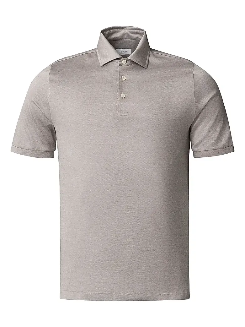 Men's Jaquard Filo Di Scozia Polo Shirt Men's Jaquard Filo Di Scozia Polo Shirt
