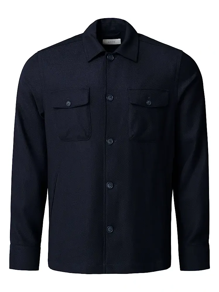 Men's Wool-Cashmere Overshirt Men's Wool-Cashmere Overshirt