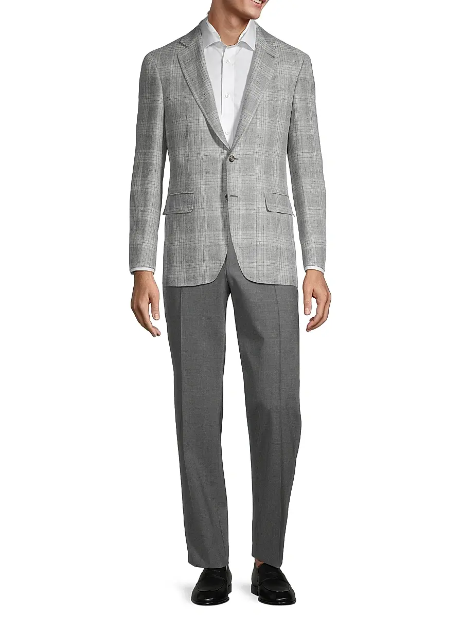 Canali Men's Stretch Wool Trousers | Thumbnail 2 Canali Men's Stretch Wool Trousers | Thumbnail 2