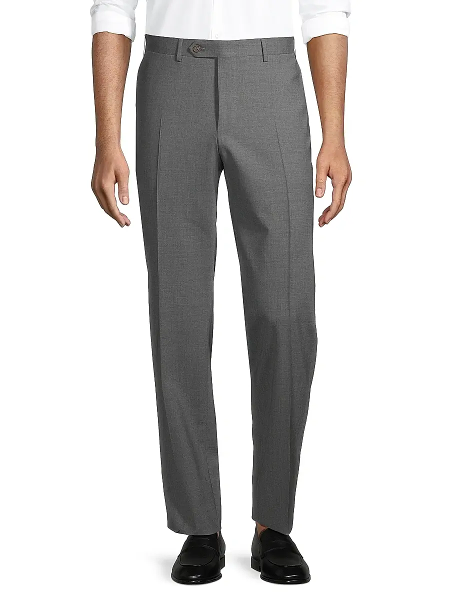 Canali Men's Stretch Wool Trousers | Thumbnail 3 Canali Men's Stretch Wool Trousers | Thumbnail 3