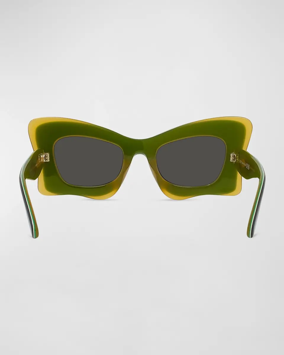 Loewe Multicolor Acetate Butterfly Sunglasses | Thumbnail 5 Loewe Multicolor Acetate Butterfly Sunglasses | Thumbnail 5