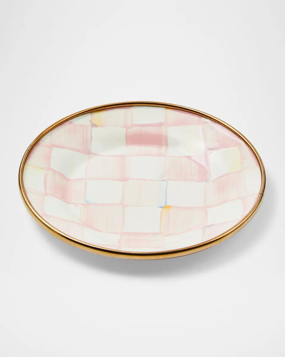 MacKenzie-Childs Rosy Check Appetizer Plates | Thumbnail 2