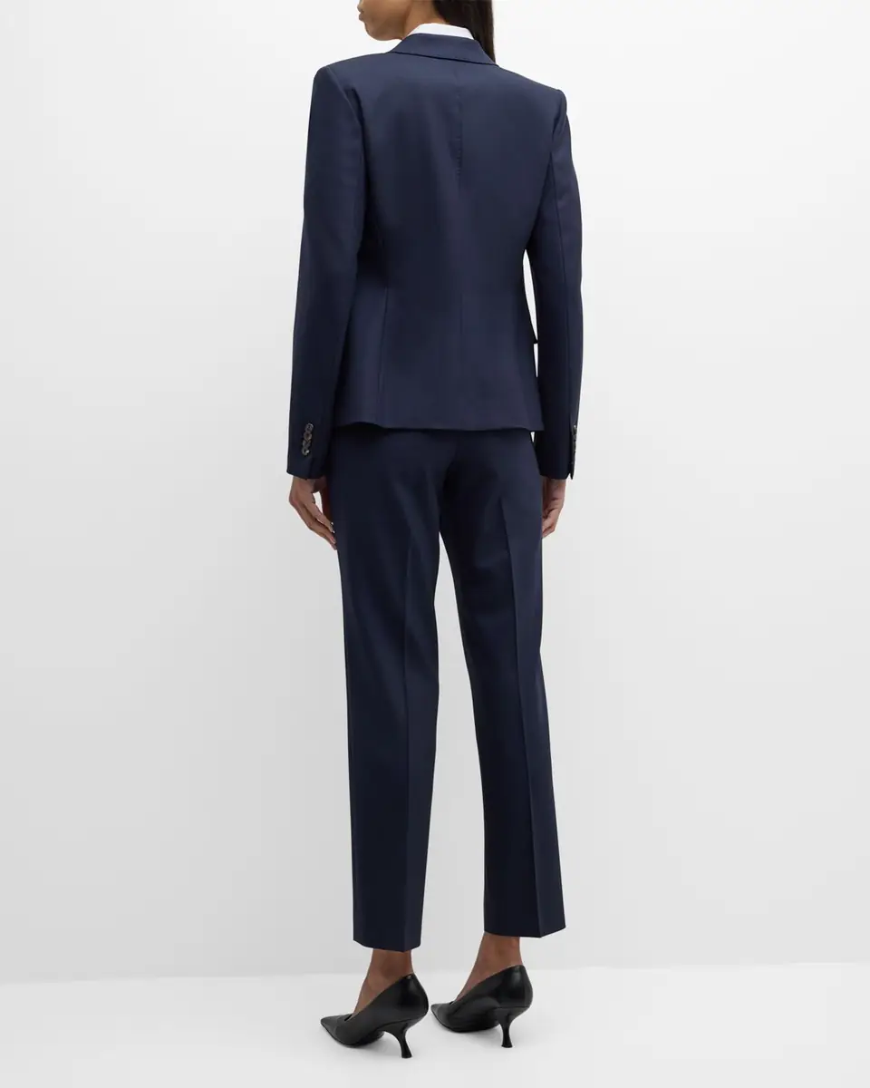 Lafayette 148 New York Pick Stitch Stretch Wool Blazer | Thumbnail 6 Lafayette 148 New York Pick Stitch Stretch Wool Blazer | Thumbnail 6