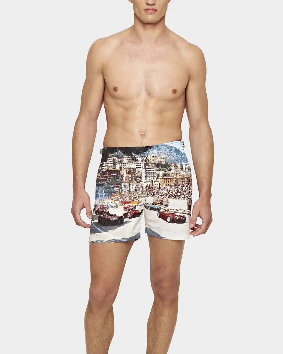 Orlebar Brown Men's Bulldog Photographic Swim Shorts | Thumbnail 2 Orlebar Brown Men's Bulldog Photographic Swim Shorts | Thumbnail 2