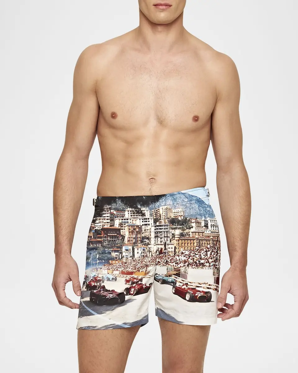 Orlebar Brown Men's Bulldog Photographic Swim Shorts | Thumbnail 4 Orlebar Brown Men's Bulldog Photographic Swim Shorts | Thumbnail 4