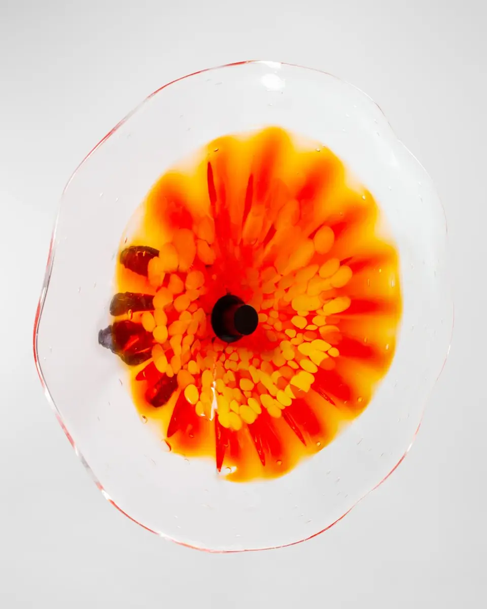 Dale Tiffany Milagra Art Glass Wall Decor, 12" Round | Thumbnail 2