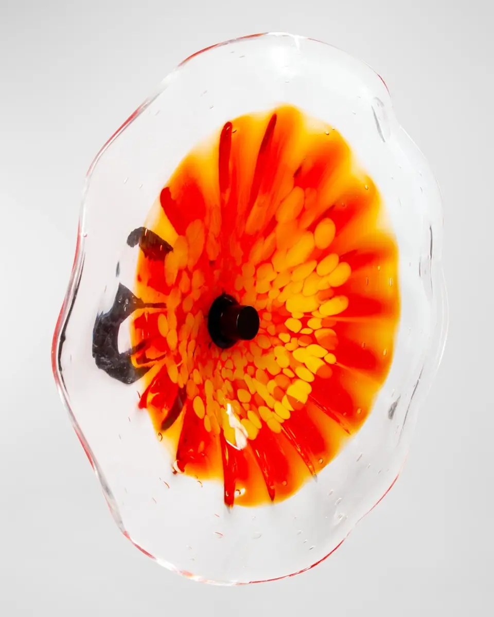 Dale Tiffany Milagra Art Glass Wall Decor, 12" Round | Thumbnail 3