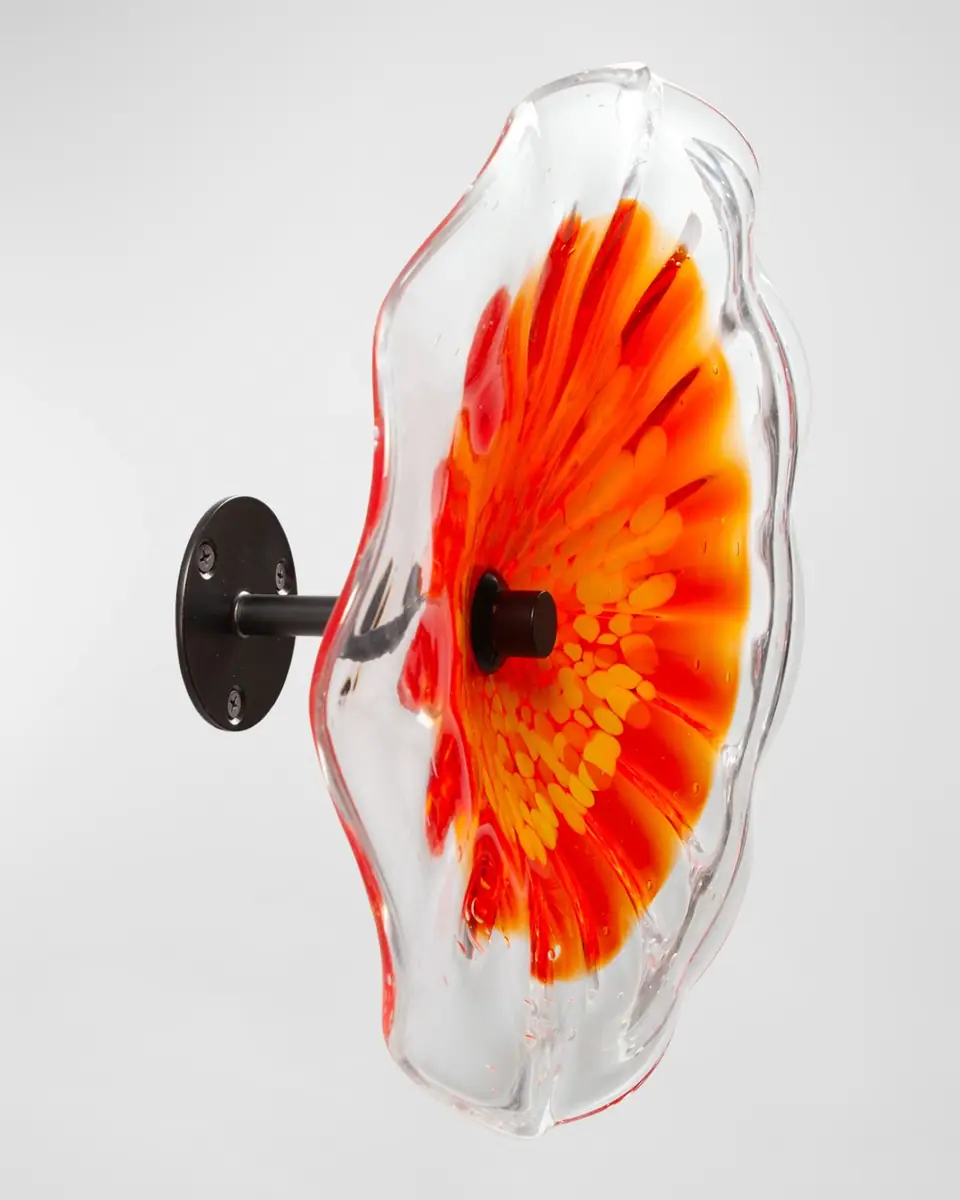 Dale Tiffany Milagra Art Glass Wall Decor, 12" Round | Thumbnail 4