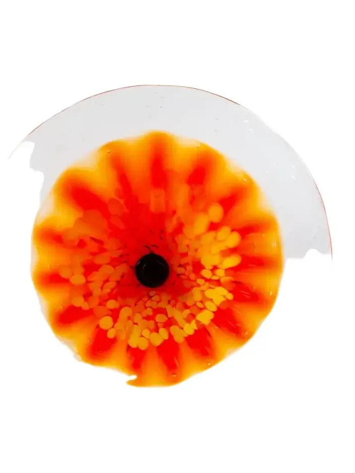 Dale Tiffany Milagra Art Glass Wall Decor, 12" Round