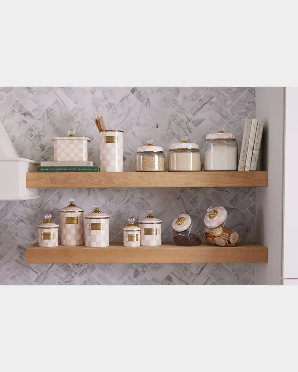 MacKenzie-Childs Rosy Check Kitchen Canister | Thumbnail 4 MacKenzie-Childs Rosy Check Kitchen Canister | Thumbnail 4